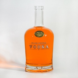 750ml glass bottle for vodka, tequila, gin, whiskey and other alcohol packaging