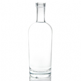 750ml glass bottle for vodka, tequila, gin, whiskey and other alcohol packaging