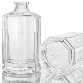 500ml glass bottle for vodka, tequila, gin, whiskey and other alcohol packaging