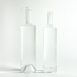 750ml glass bottle for vodka, tequila, gin, whiskey and other alcohol packaging