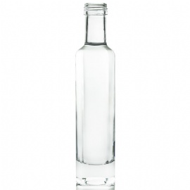 250ml glass bottle for vodka, tequila, gin, whiskey and other alcohol packaging