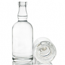 375ml glass bottle for vodka, tequila, gin, whiskey and other alcohol packaging