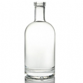 750ml glass bottle for vodka, tequila, gin, whiskey and other alcohol packaging